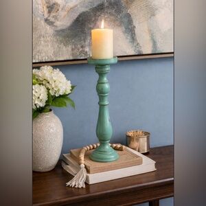 Elegant Turquoise Candle Holder